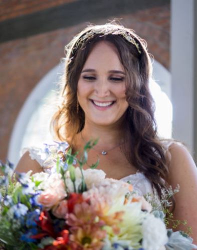Customer photo review of Crystal Rise Tiara