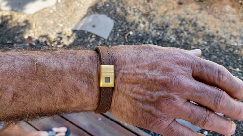 Customer photo review of Gold Stability Bracelet