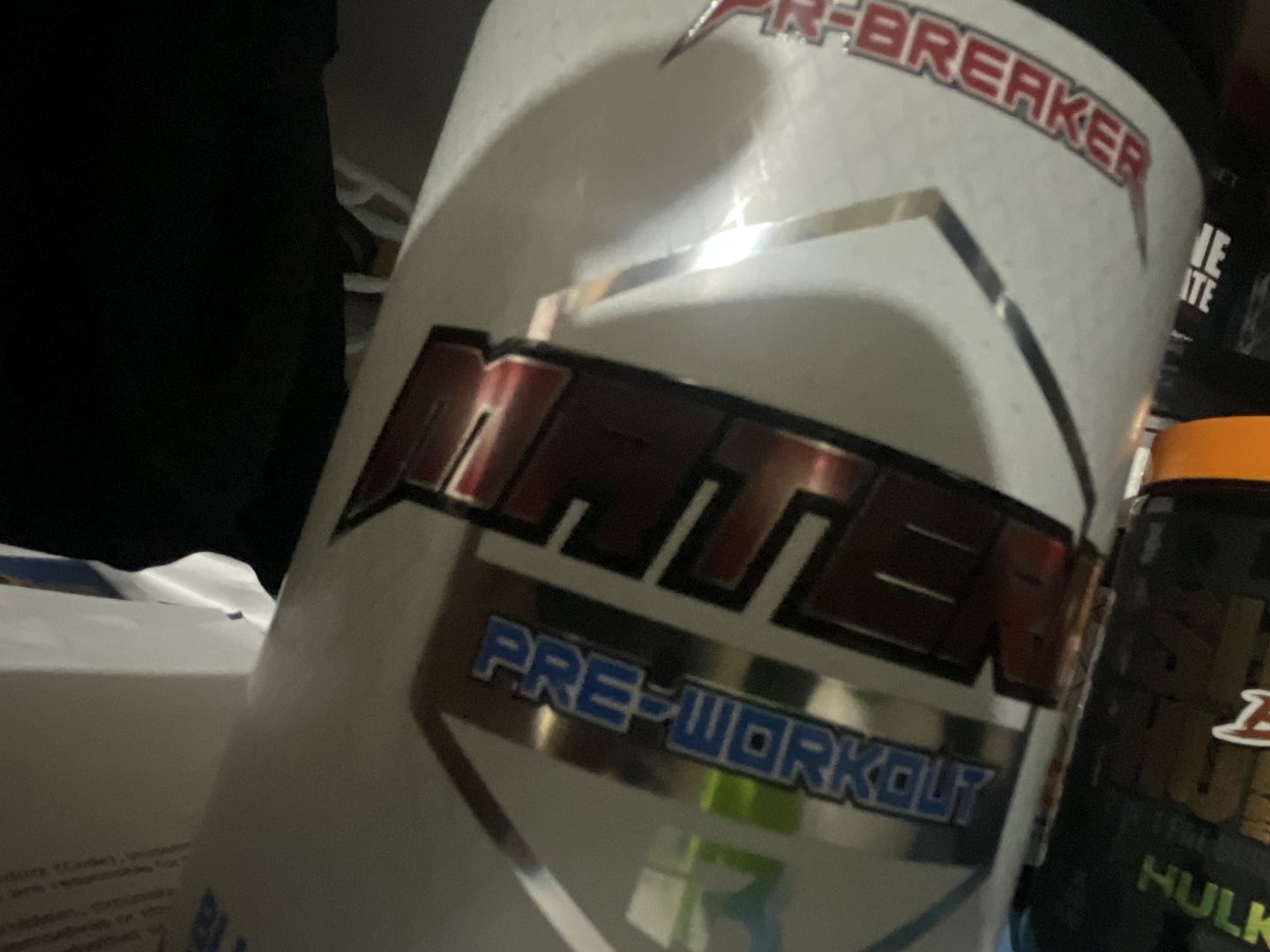 Customer photo review of MATERIA Pre-Workout V2.0