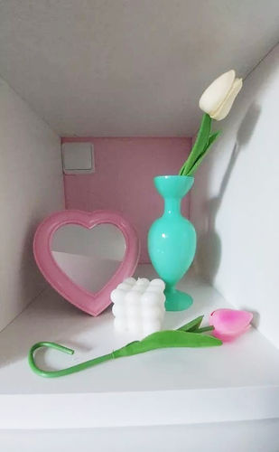 Customer photo review of Jardin des Fleurs Pastel Vase