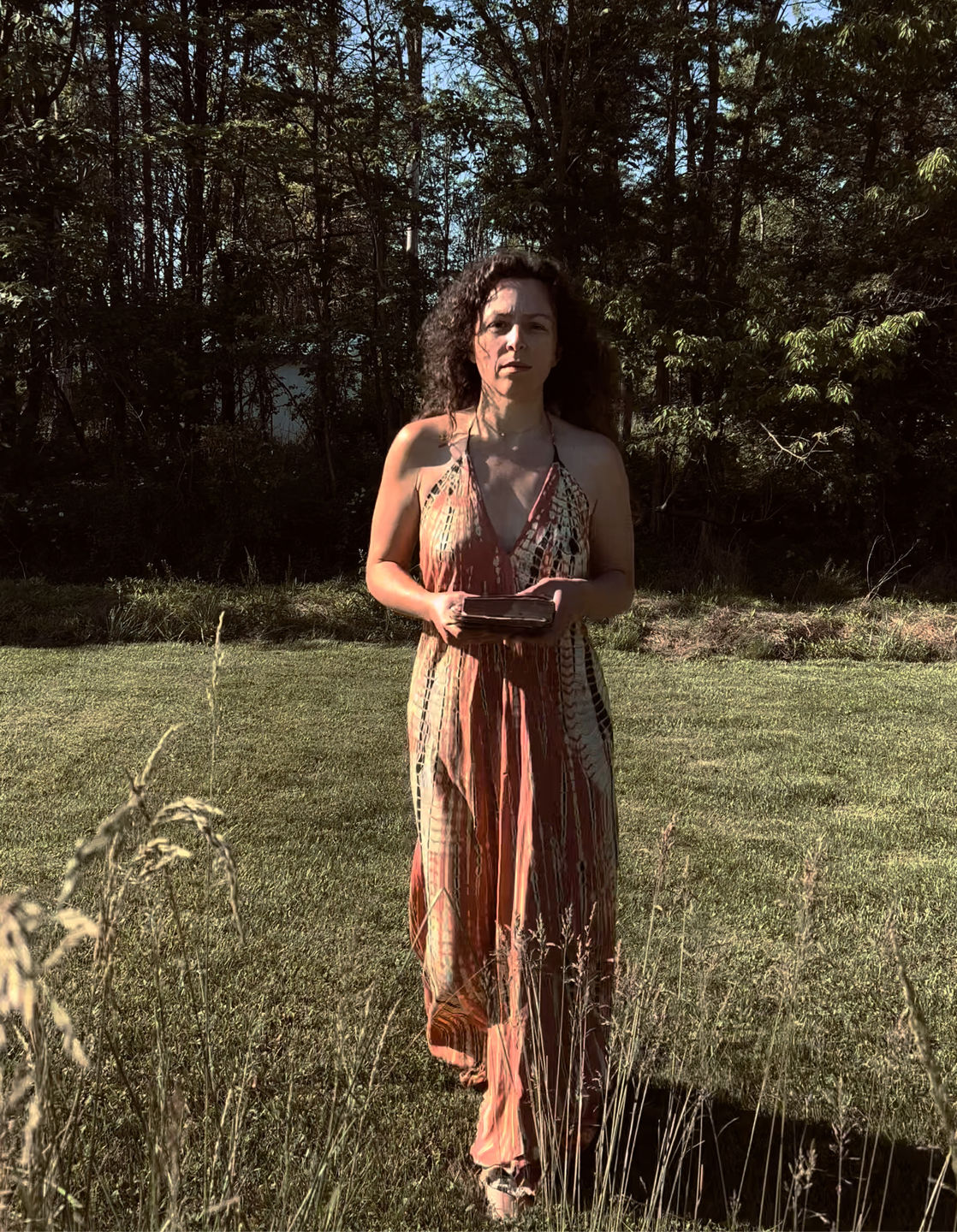 Customer photo review of Flamingo Tie Dye Dress Naria