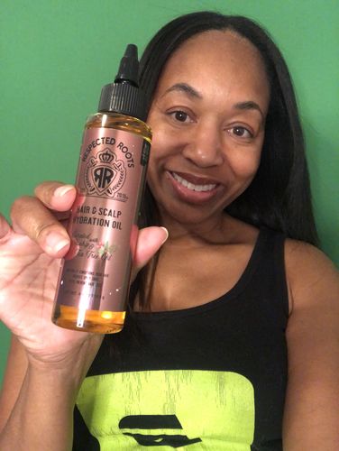Customer photo review of Hair & Scalp Hydration Oil - 25% Off!