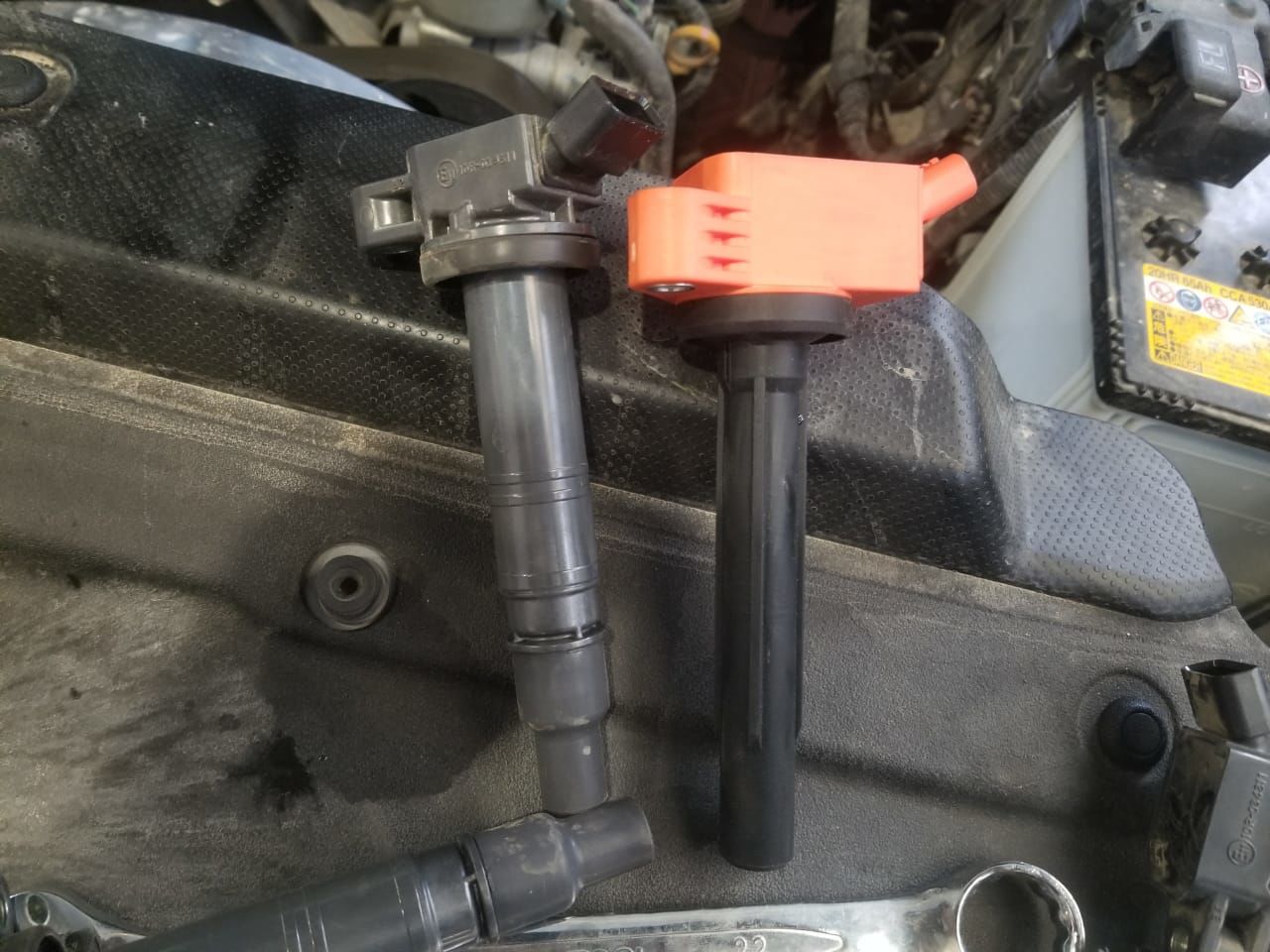 Customer photo review of Toyota Tacoma/Hilux 2.7L I4 High Performance Coil Packs