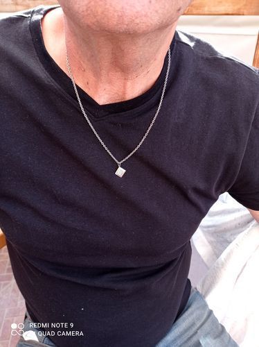 Customer photo review of TANAOR Necklace for Men