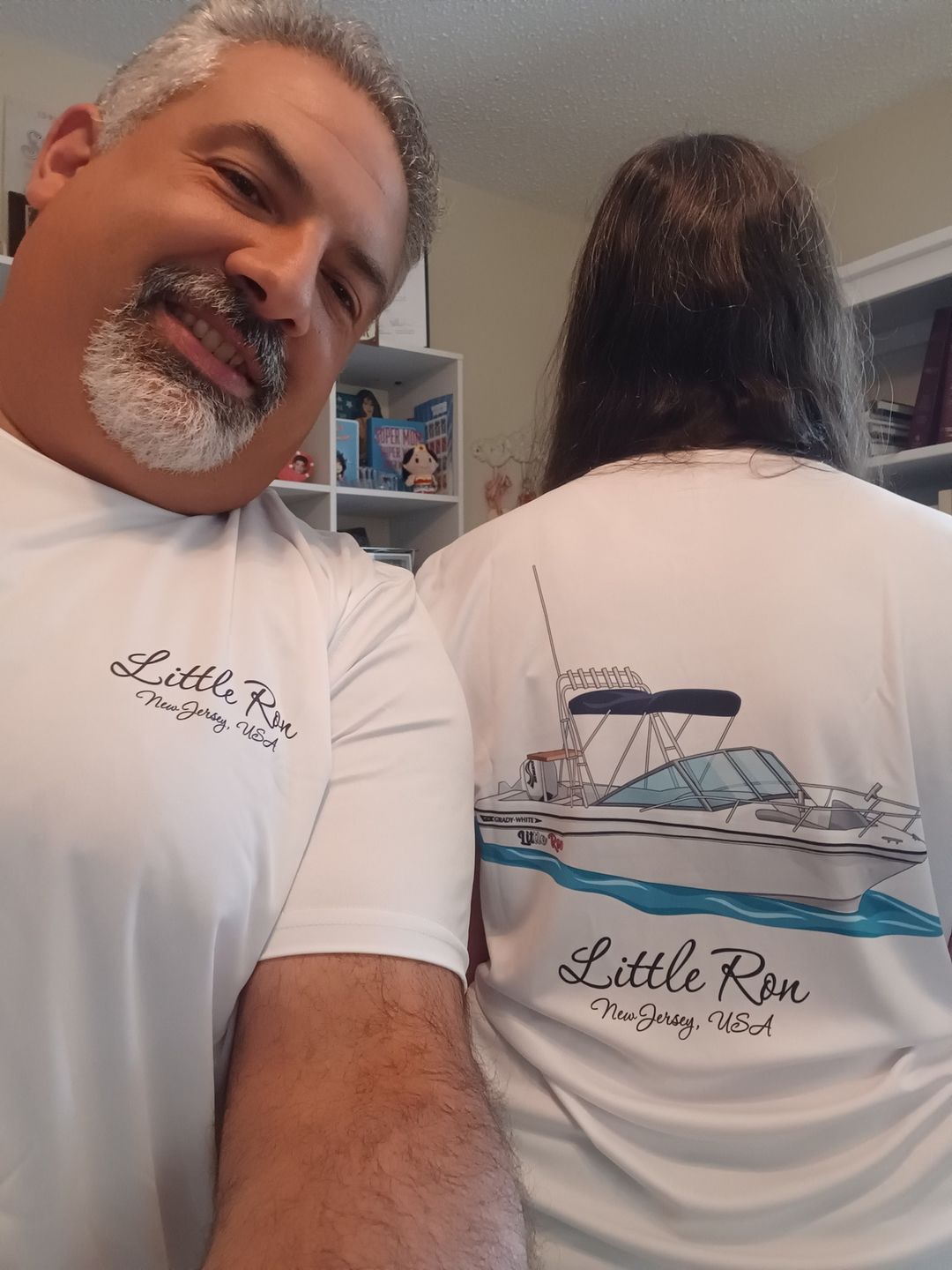 Customer photo review of LIMITED EDITION: American Flag Short Sleeve Dri-Fit Custom Shirts