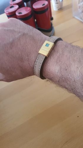 Customer photo review of Gold Stability Bracelet