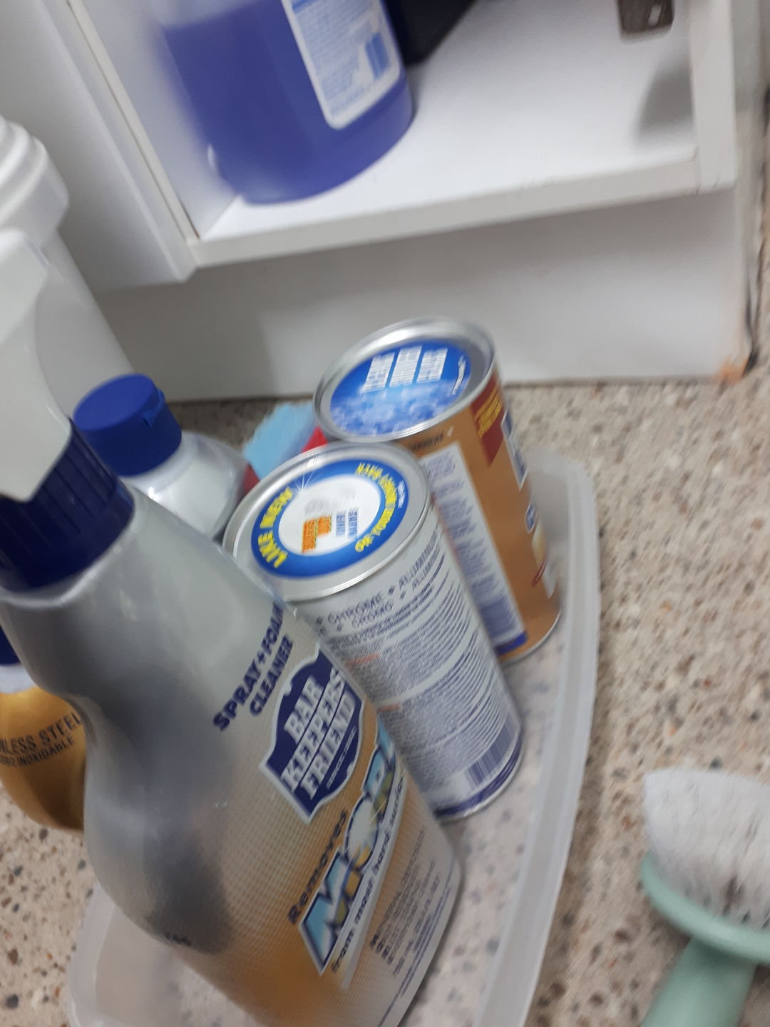 Customer photo review of Bar Keepers Friend 5 Piece Spring Cleaning Kit