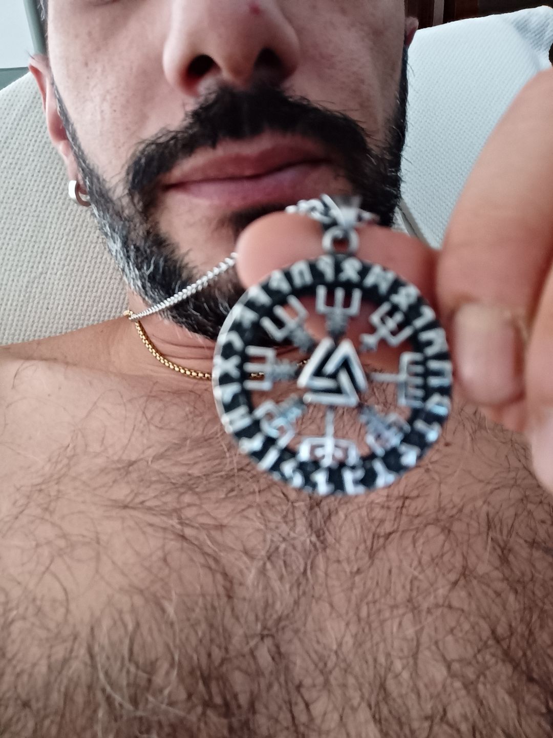 Customer photo review of VALKNUT. - NECKLACE