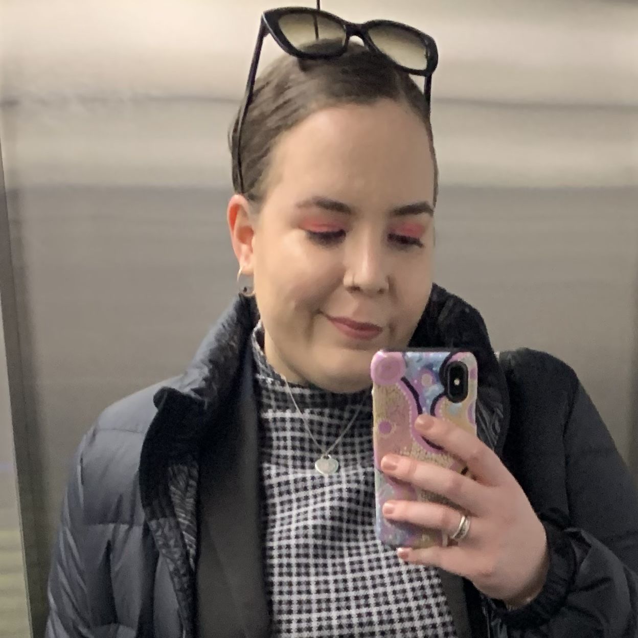 Customer photo review of The Perfect Medium Hoops