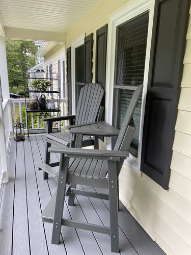 Customer photo review of DuraWeather Poly® Lakeside Counter Height Tete-a-tete
