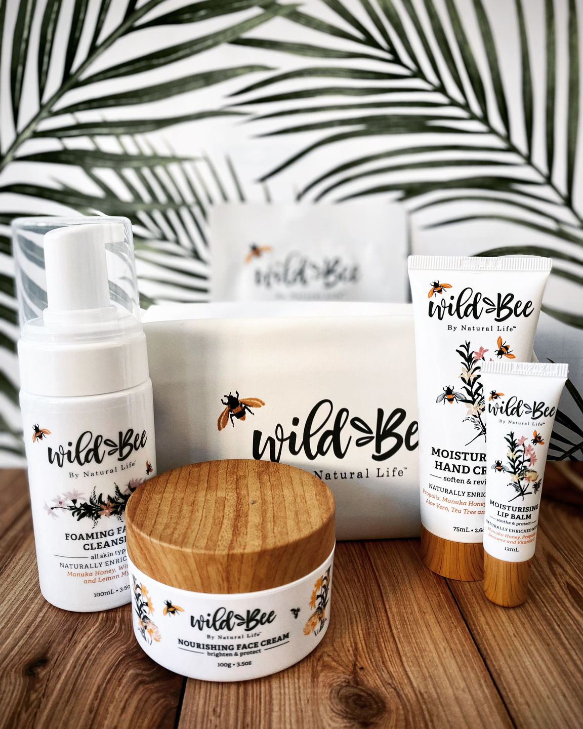 Customer photo review of Wild Bee Skincare Essentials Pack