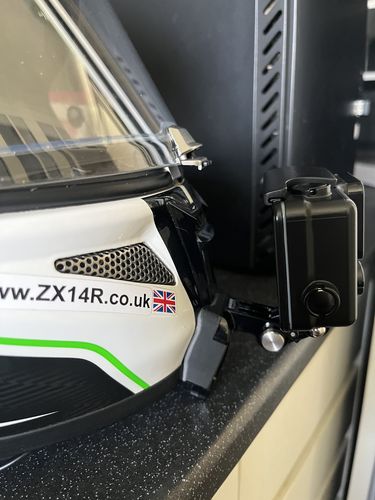 Customer photo review of HJC RPHA-11 Camera Mount