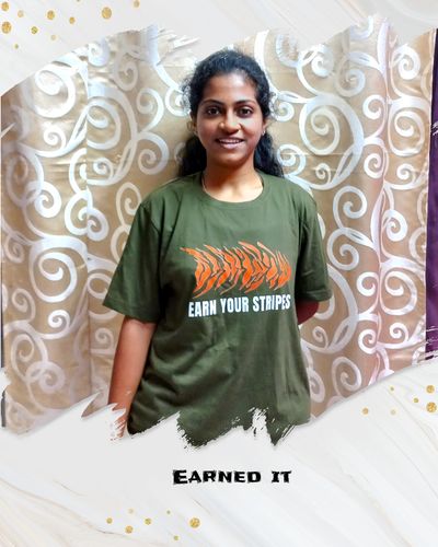 Customer photo review of Earn Your Stripes