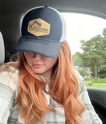 Customer photo review of Richardson 110 Flexfit Custom Leather Patch Hat