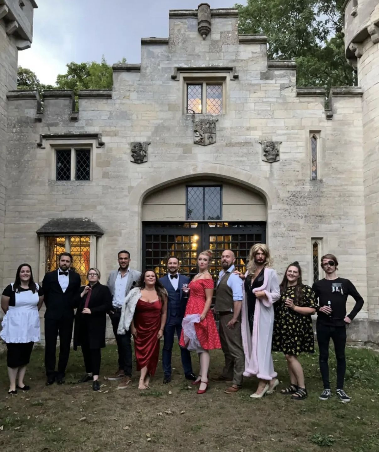 Customer photo review of 1940s Murder Mystery Host Your Own Game Kit