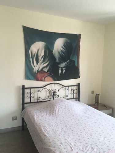 Customer photo review of Rene Magritte - The Lovers (Aşıklar) Tablo Duvar Örtüsü