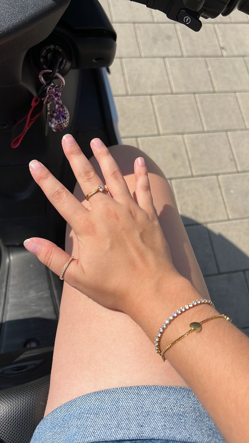 Customer photo review of Lovely Tennis Armband | 18K vergoldet