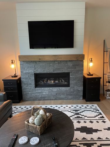 Customer photo review of Rustic Mantels