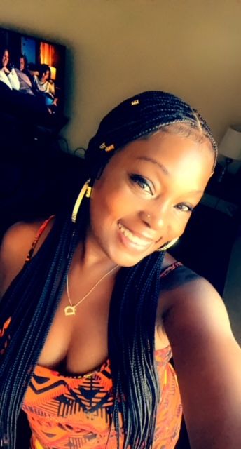 Customer photo review of Knotless Braids - Shade (Ready To Ship)