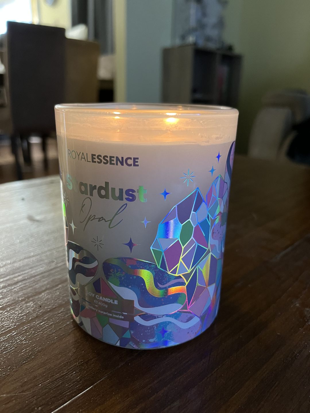 Customer photo review of Stardust Opal (Candle)