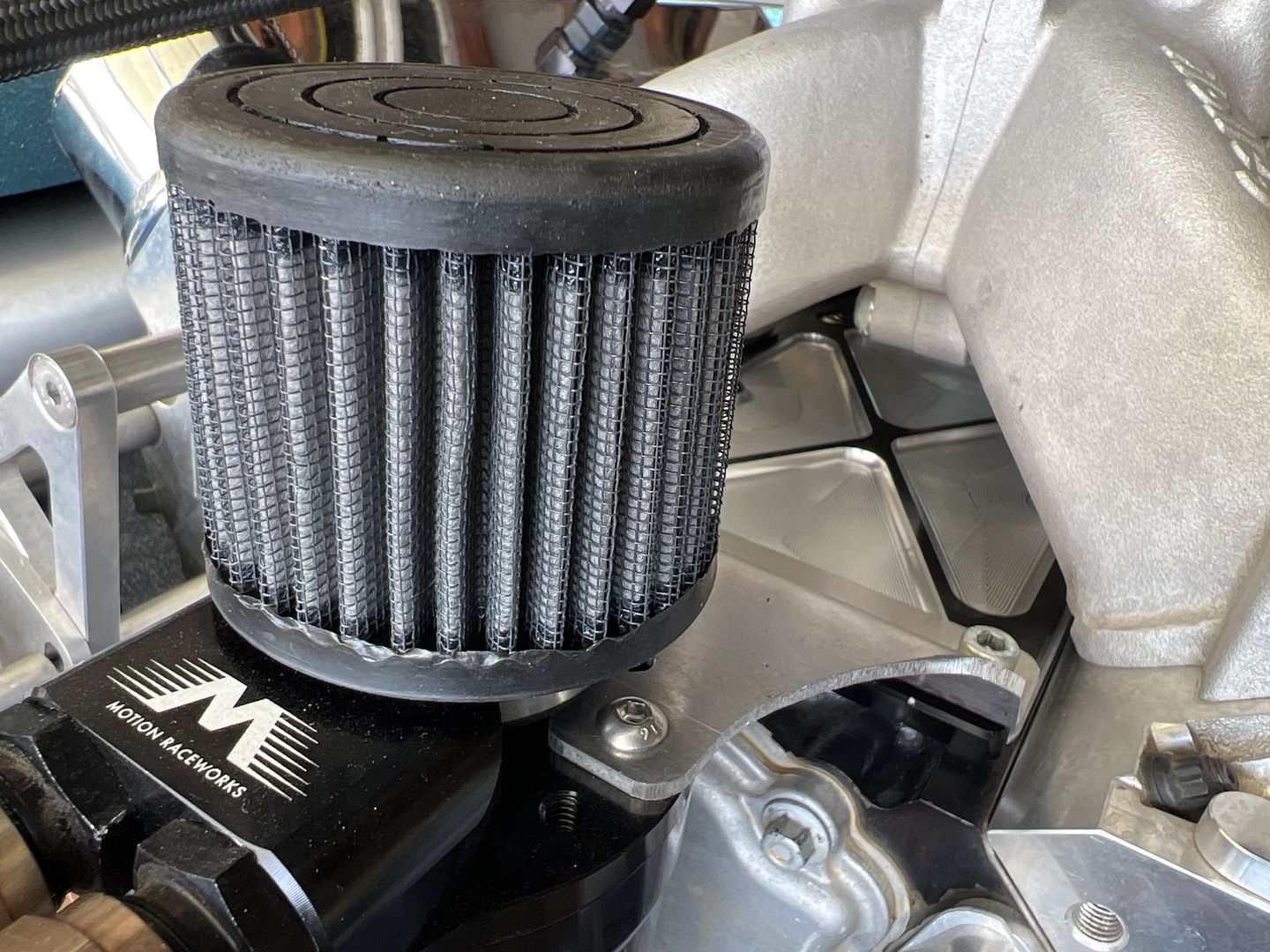 Customer photo review of Motion Billet Gen 4 Billet Valley Cover (Black Anodized) 10-10033BLK