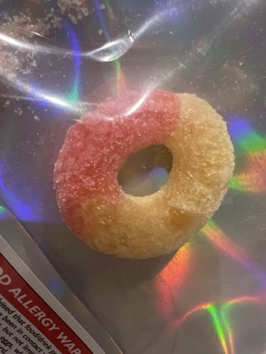 Customer photo review of Freeze Dried Peach Rings