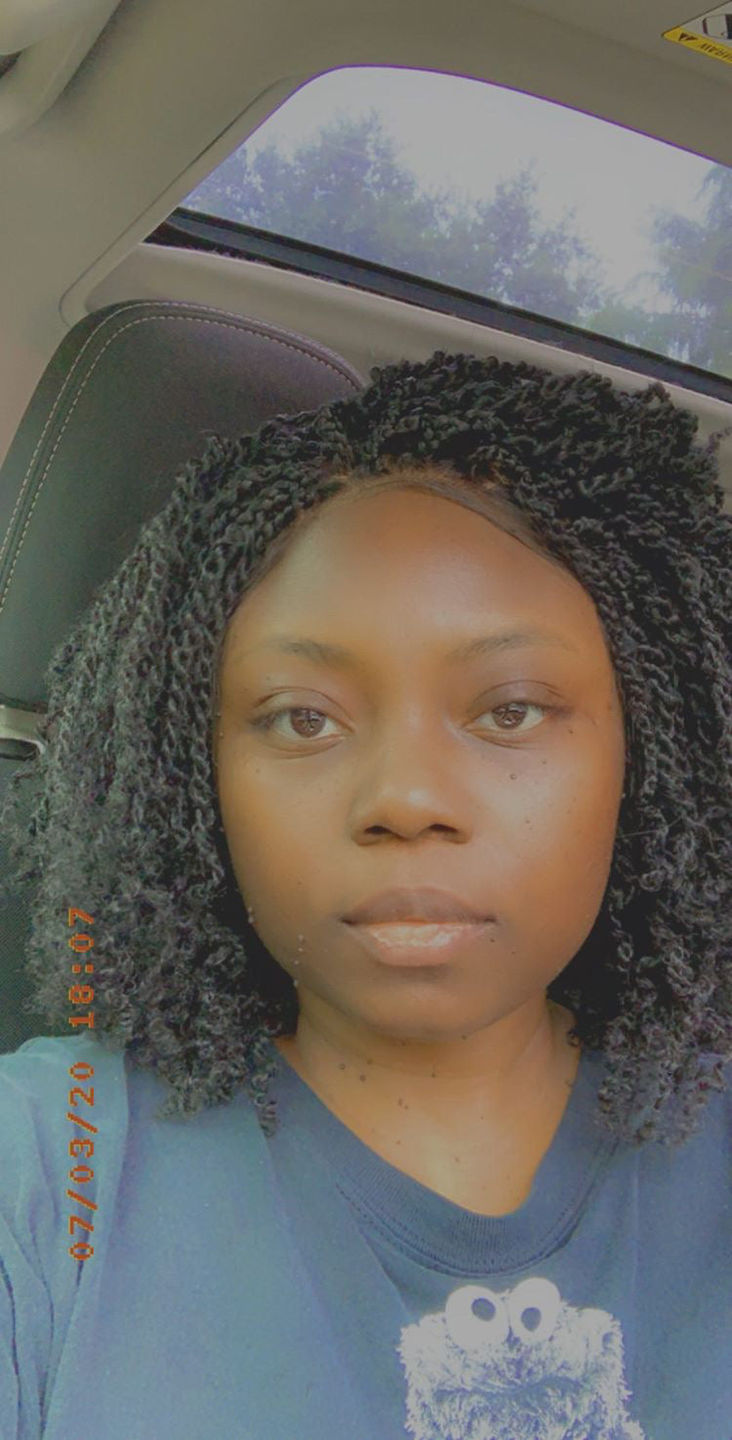 Customer photo review of Kinky twist wig 2