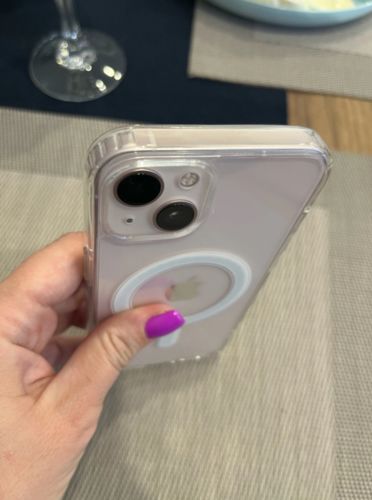 Customer photo review of iPhone Clear Case with MagSafe