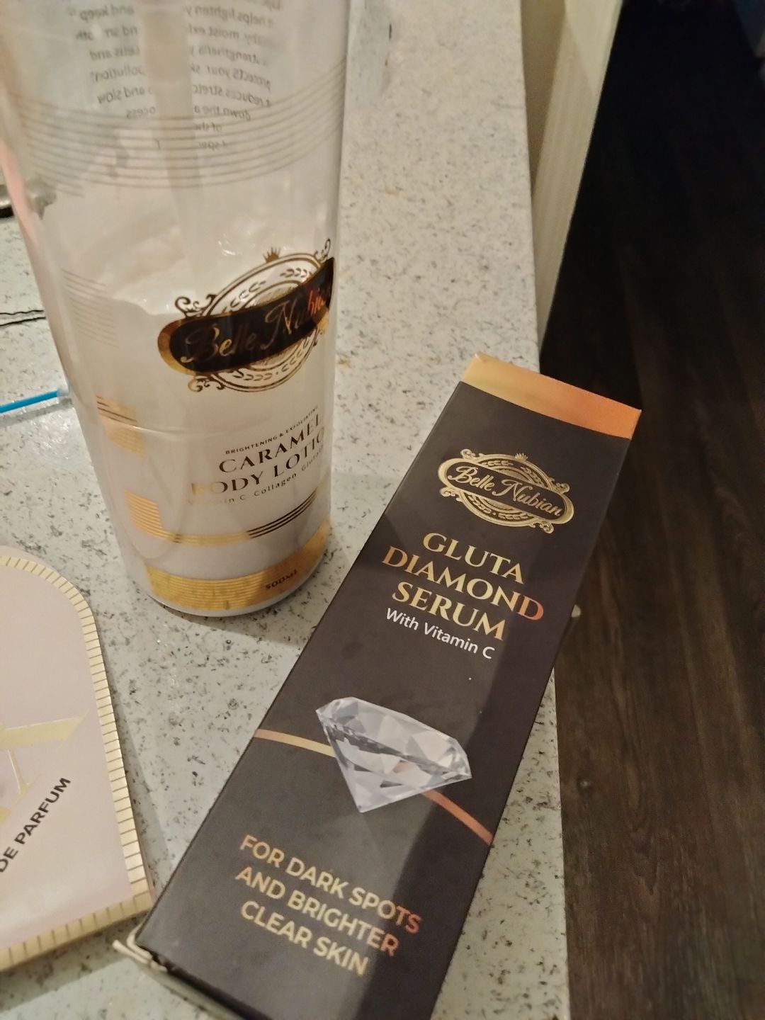 Customer photo review of Diamond Lightening Serum
