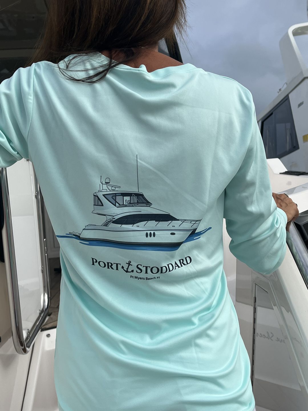 Customer photo review of LIMITED EDITION: American Flag Dri-Fit Long Sleeve Custom Shirts