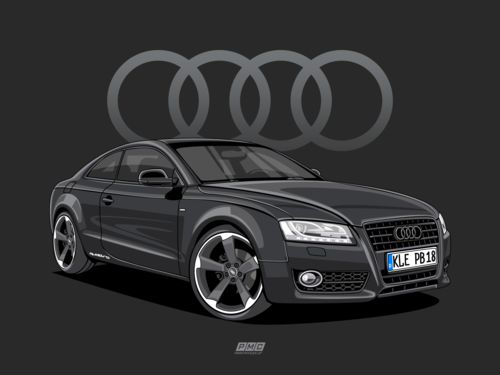 Customer photo review of Dein handgezeichnetes Fahrzeug als Poster eingerahmt