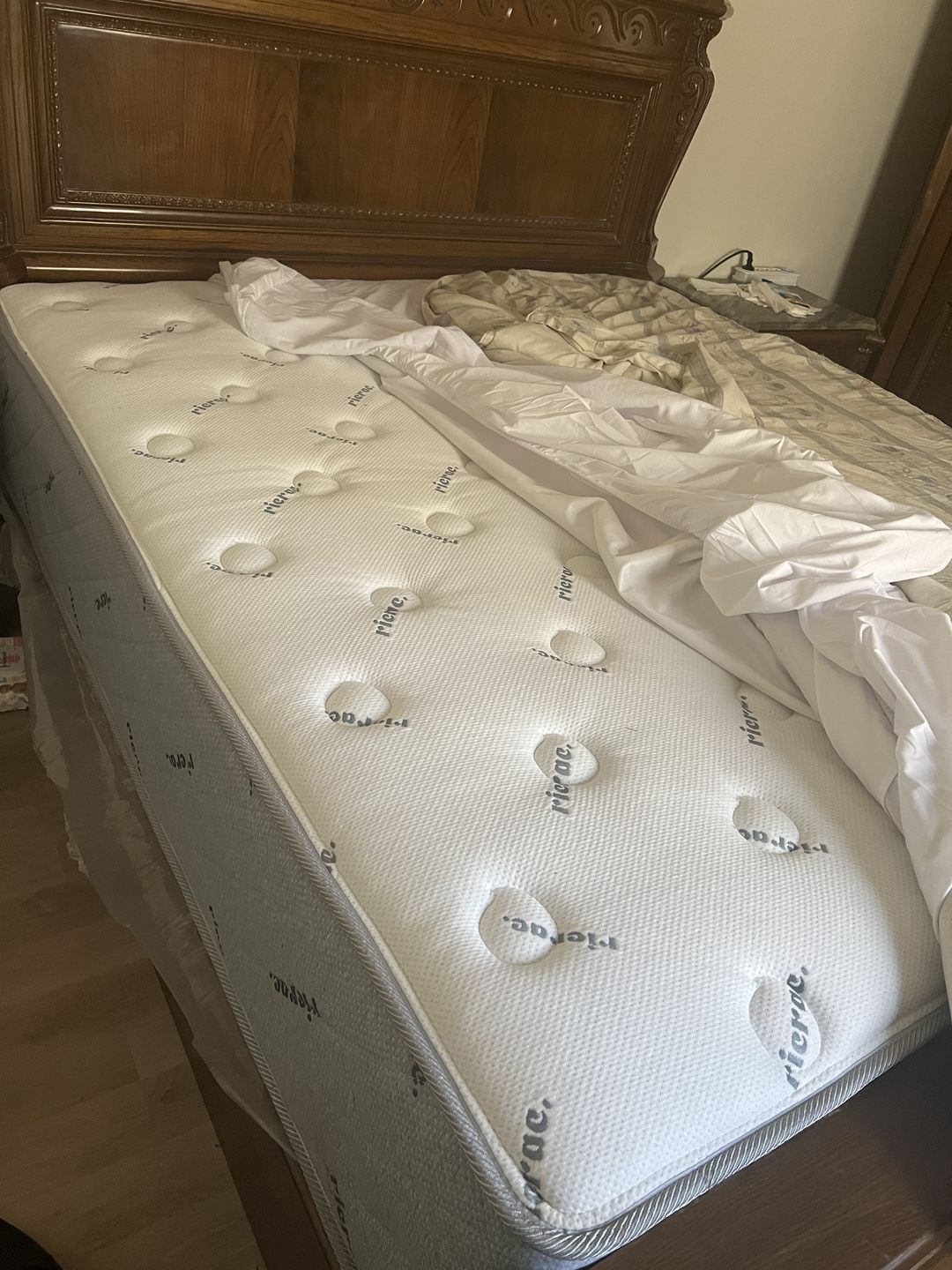 Customer photo review of Memory Foam Mattress with Double Pocket Spring System