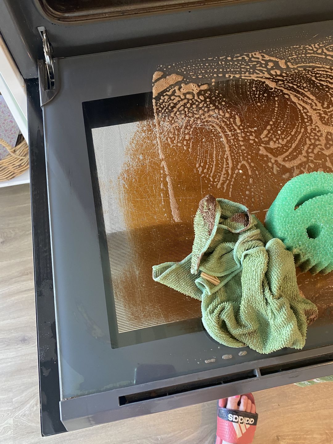 Customer photo review of Double Trio - Bar Keepers Friend x Scrub Daddy