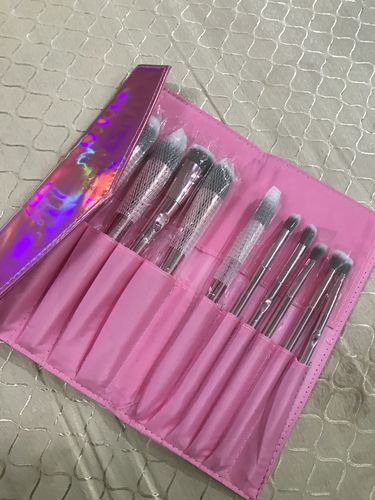 Customer photo review of O.TWO.O 10PCS CHROME BRUSHES SET