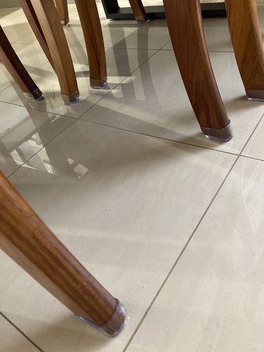 Customer photo review of Oval Silicone Chair Cap - Outdoor Furniture Leg Protection