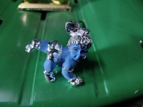 Customer photo review of Baby Krishna Silver Blue