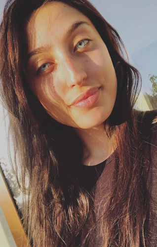 Customer photo review of Polar Lights Brown Colored Contact Lenses