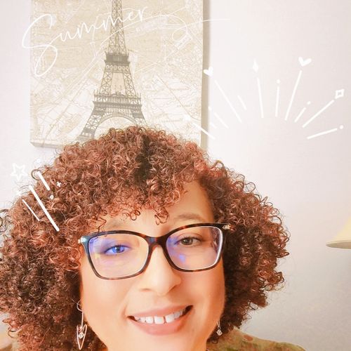 Customer photo review of Temporary Hair Color Gel - Blush