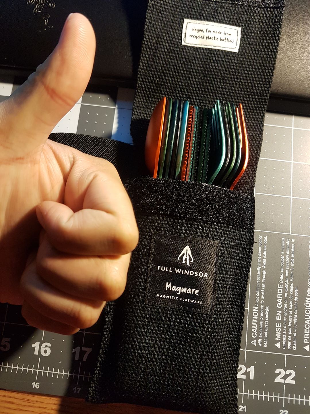 Customer photo review of Magware - Magnetic Flatware Full Set (15 PCS)