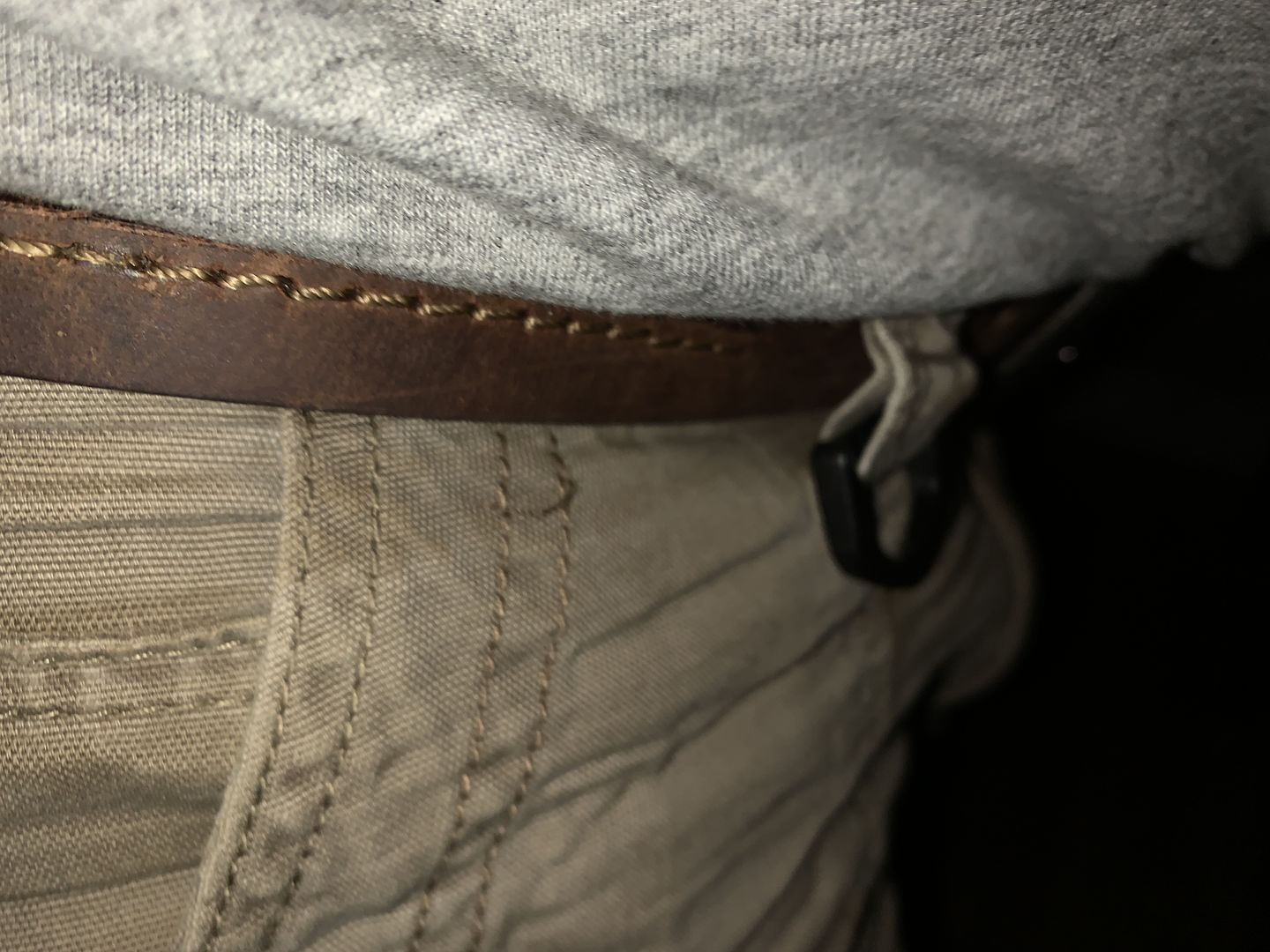Customer photo review of Brown Arrow Patterned 100% Real Distressed Leather Belt