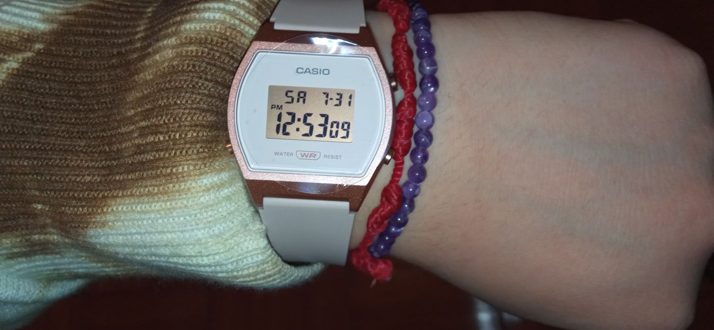 Customer photo review of Reloj Casio Vintage LW-204-4ADF Rosado Digital