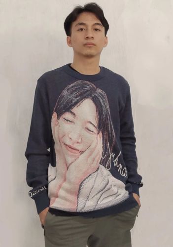 Customer photo review of Full-Body Pet Custom Sweater