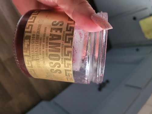 Customer photo review of Elderberry and Soursop Infused Sea Moss Gel