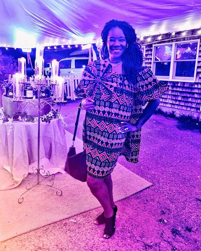 Customer photo review of Leather Fan