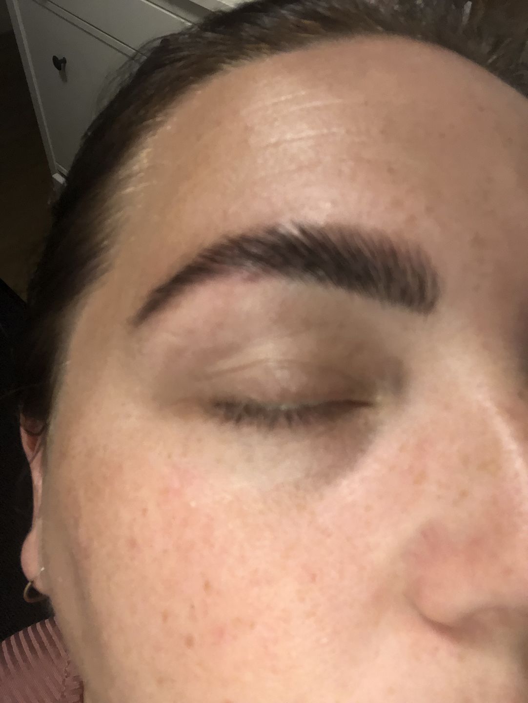 Customer photo review of Brow Lamination Kit
