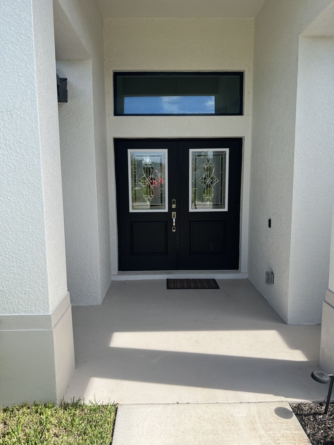 Customer photo review of Wexford Glass and Frame Kit (Half Lite 24" x 38" Frame Size)