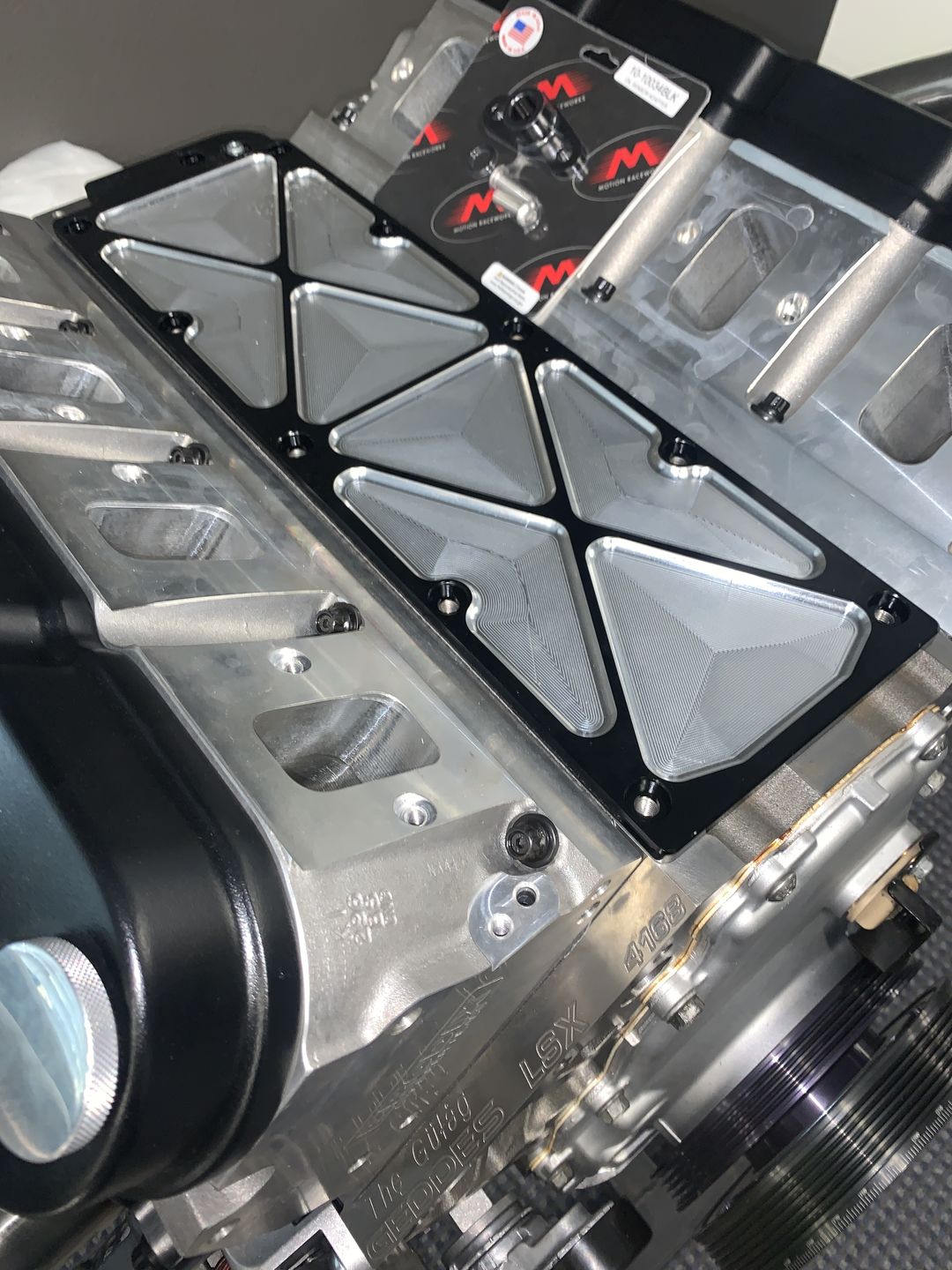 Customer photo review of Motion Billet Gen 4 Billet Valley Cover (Black Anodized) 10-10033BLK