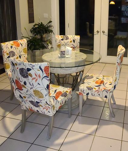 Customer photo review of Cabrexa© Dining Chair Covers