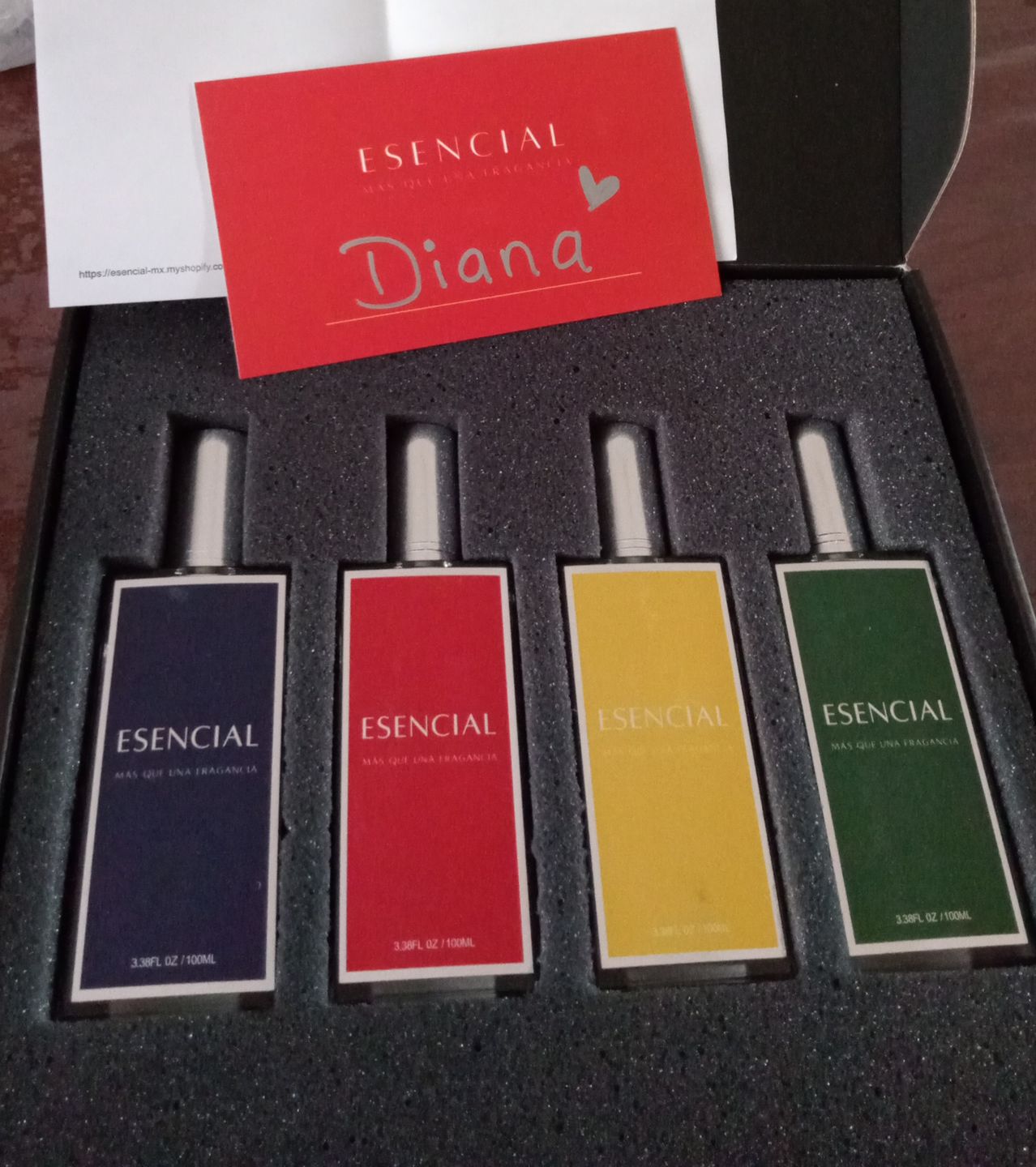 Customer photo review of Set "Tom Ford" 4 Perfumes
