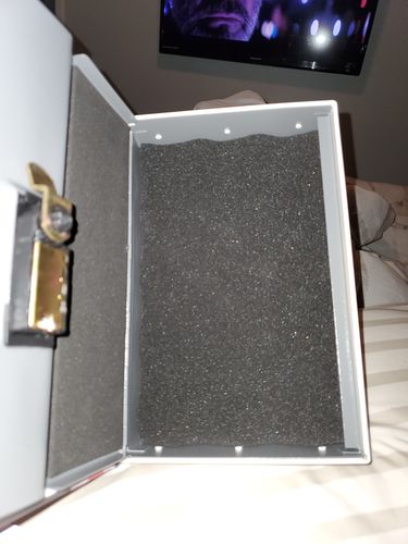 Customer photo review of FOAM INSERT For Handgun